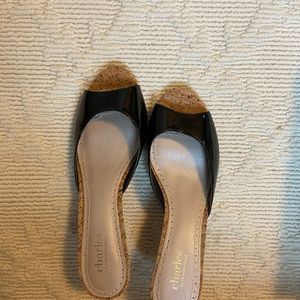 Charles David kitten heel slide